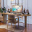 Bureau en bois massif Burlywood-1933672682