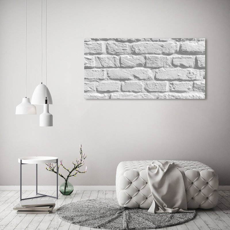 Brick Wall - Wrapped Canvas Print