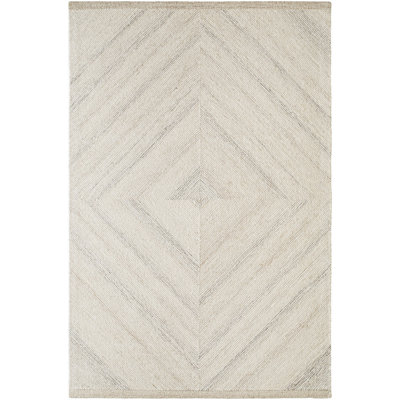 Lumpkin Hand Tufted Wool Geometric Indoor Rug