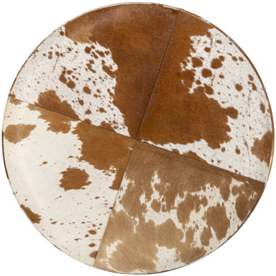 Cattima Hair on Hide Ottoman