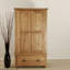 2 Door Solid Wood Wardrobe