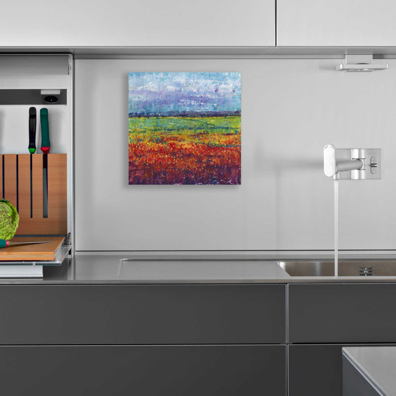 «On Summer Day I» par Tim O'Toole, art mural en verre acrylique, H 12 po x l 12 po x P 0,13 po