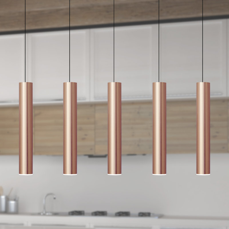 Chambery 5 - Light Kitchen Island Pendant, Copper