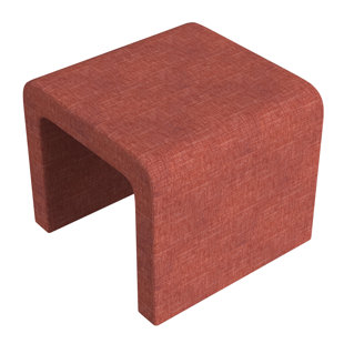 Homepop Arch Ottoman - Rust