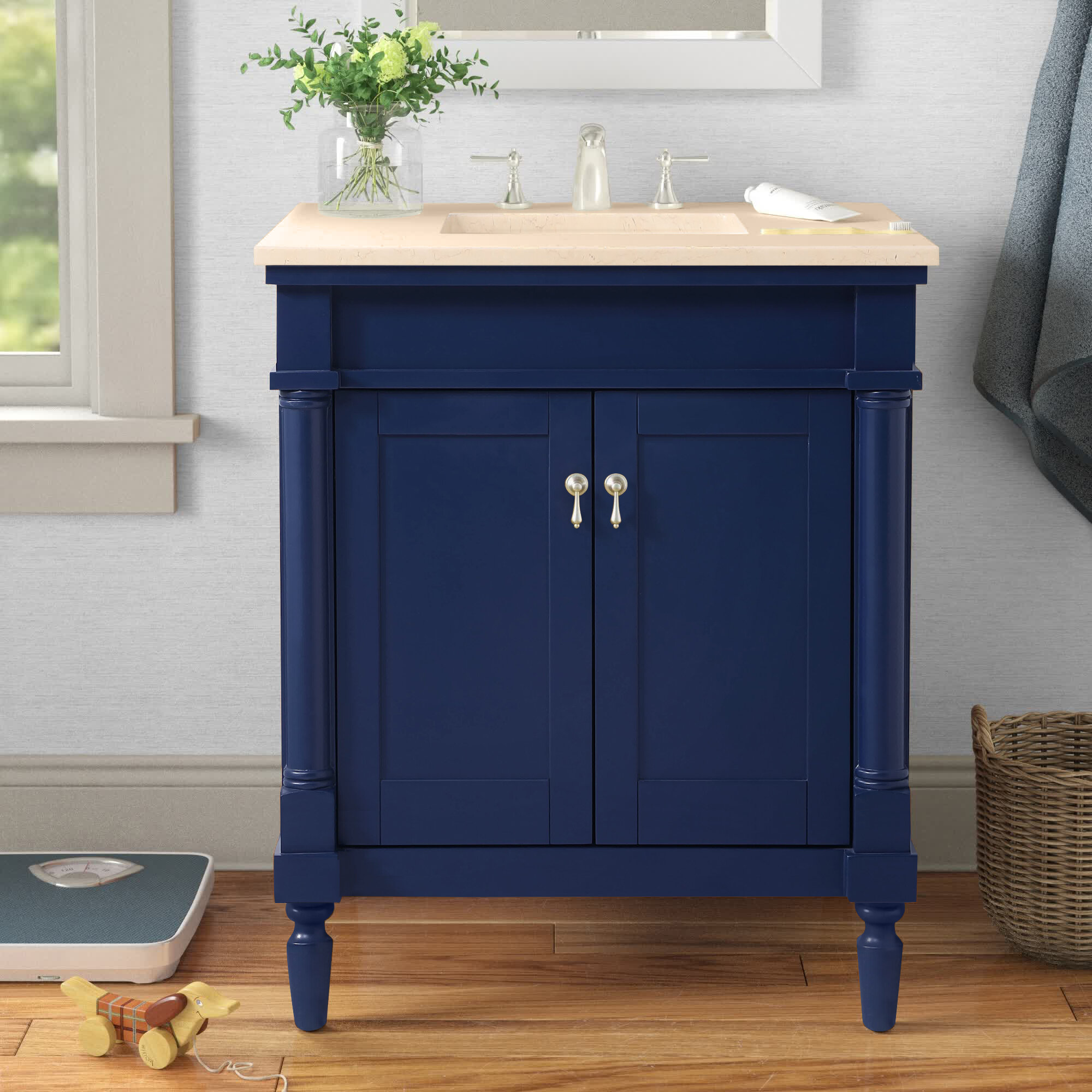 Andover Mills™ Brantley 30'' Single Bathroom Vanity with Top & Reviews ...