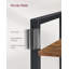 Geter 165cm H x 62cm W Steel Standard Bookcase-1893750258