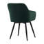 50cm H Velvet Upholstered Metal Armchair-753692472