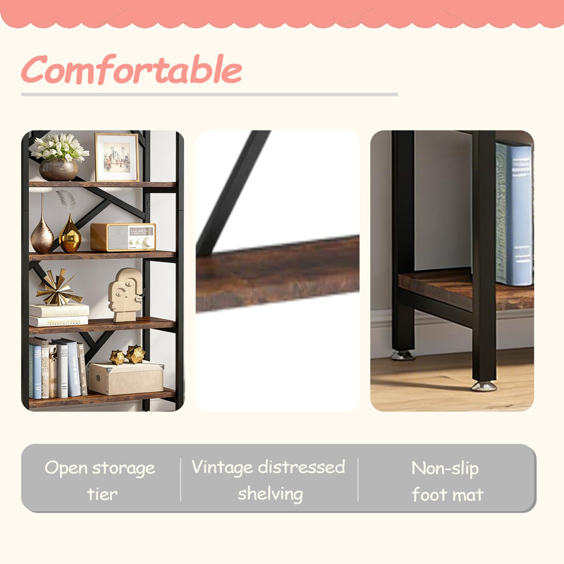 Versatile Shelf Display,Sturdy Bookshelf,Modern Bookcase