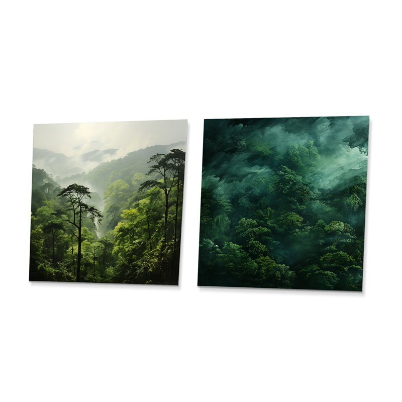 Rainforest Jungle Landscape I - Jungle, H 29 po x l 58 po