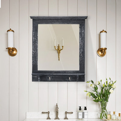Colbourne Solid Wood Rectangle Mirror