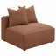 Chaise d'appoint sans accoudoirs en terre cuite avec coussins terracotta-679867168