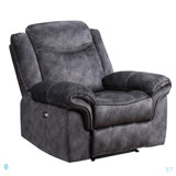 Recliner Chair Modern Recliner Sofa, DOMINO GRANITE POWER RECLINER