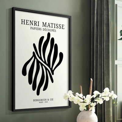 Matisse CDIX Framed Print - Solid Wood