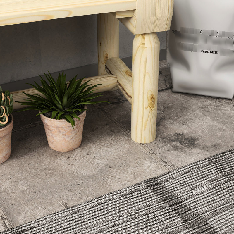 Fauteuil inclinable Zero Gravity - pour l'extérieur avec fonction de verrouillage en bois semi-circulaire, patio naturel, terrasse, cour,