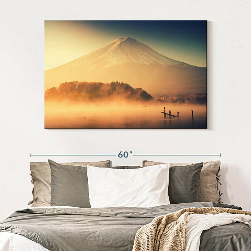 Alvord Brilliant Mount Fuji, 34" H x 51" W