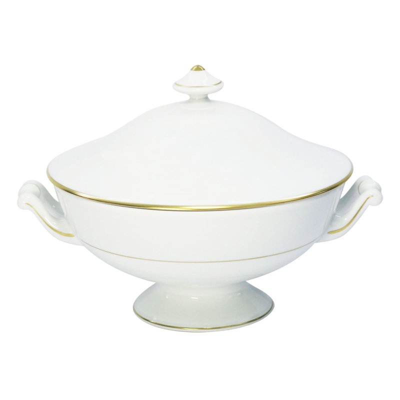 Orsay Porcelain China Tureen, Gold