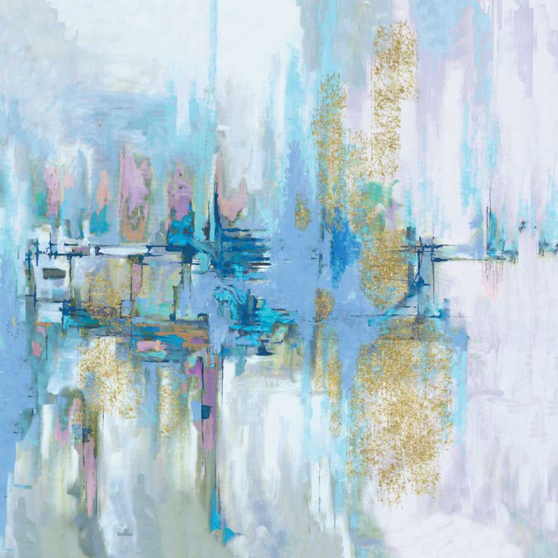 Spring Abstract - Wrapped Canvas Painting, 91cm H x 91cm W x 3.8cm D