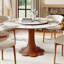 Ensemble de table de salle à manger avec plateau tournant Lazy Susan Farmhouse (1 table, 4 chaises / 6 chaises)-1620152702-1620152701-1620152696