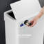 Poubelle en acier inoxydable à capteur de mouvement 21,1 gallons, poubelle automatique, couvercle à fermeture en douceur, pour la cuisine, le bureau, le véhicule récréatif, la chambre à coucher et le salon (blanc)-103356995-103356994