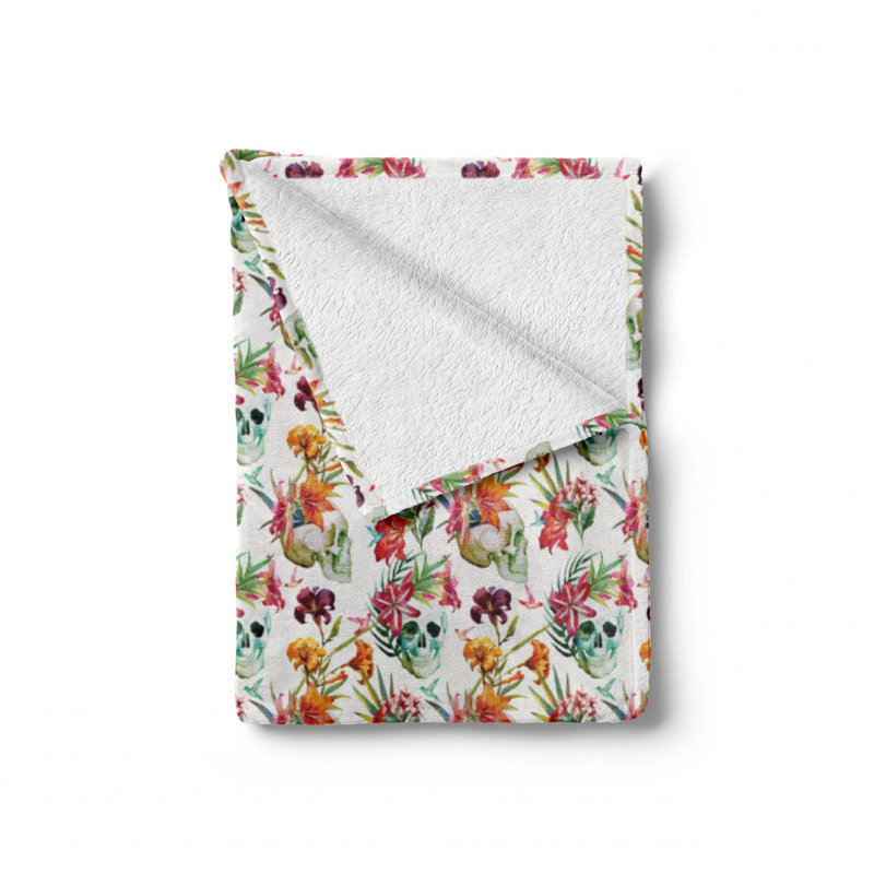 Hand Woven Throw Blanket, 50" W x 60" L