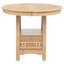 Table de salle à manger ronde avec armoire de rangement
