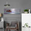 Art mural luxueux en métal «Barn 2» par Bebe Keith, 36 po x 12 po