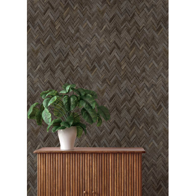 Papier peint gris anthracite Ellery