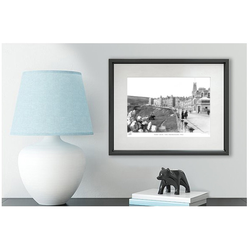 Port Erin, The Promenade 1903 by Francis Frith - Single Picture Frame Print, 28cm H x 36cm W x 2.3cm D
