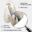 Rodriques - Heron, art mural asymétrique en métal-108157683
