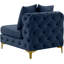 Chaise d'appoint en velours touffeté l 30 po-328442514
