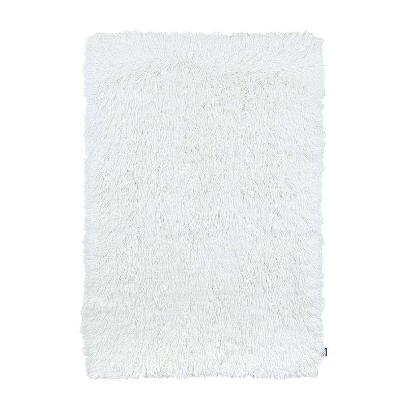 Solid Colour Wool Hand Woven Area Rug, Rectangle 140 x 190cm