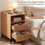 60cm W Metal Bedside Table-1322050446