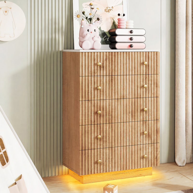 73 cm W Chest of 5 Drawers