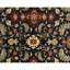High-Quality Hand-Knotted Blue And Gold Area Rug