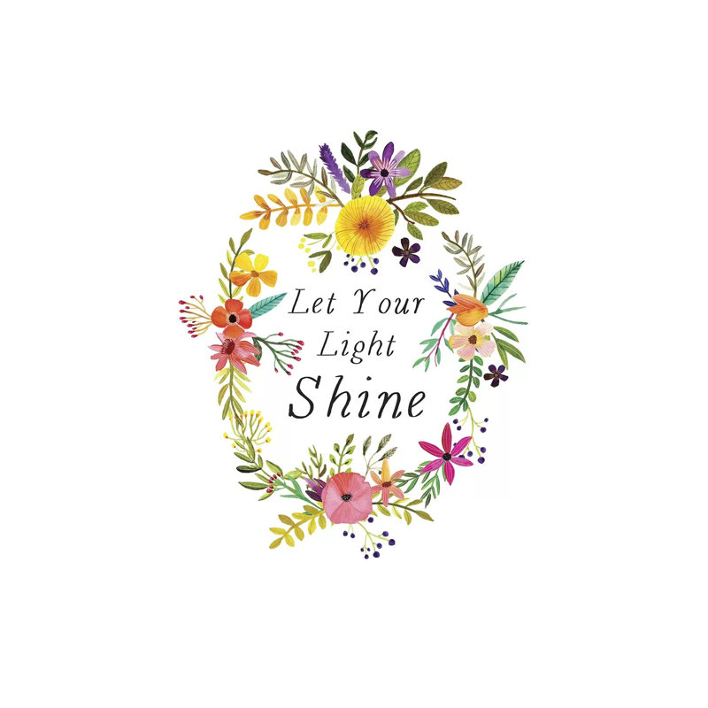 Let Your Light Shine by Mia Charro - Wrapped Canvas Print, 66.04 cm H x 45.72 cm W