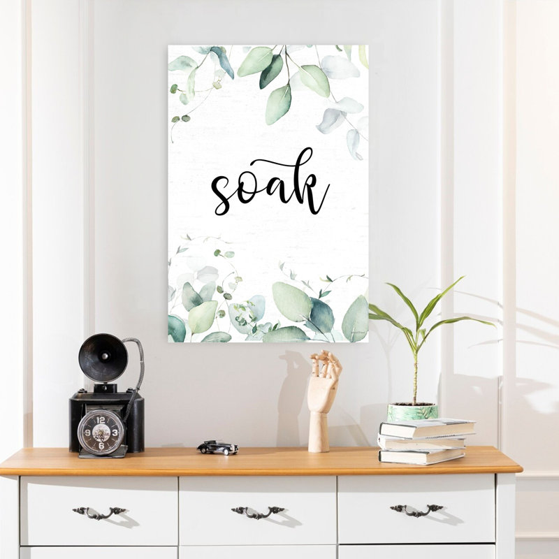 Soak Leaves, art contemporain abstrait, H 24 po x l 16 po
