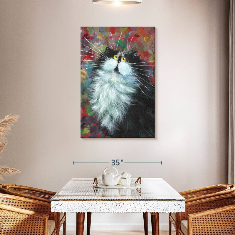 Chat Brampt zen, H 45 po x l 30 po