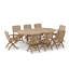 Bahama Outdoor 9 - Piece Teak Dining Set