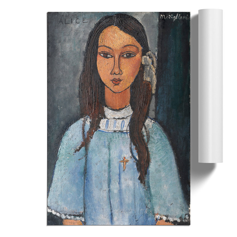 Alice by Amedeo Modigliani - Frameless Print, 30cm H x 21cm W x 0.1cm D