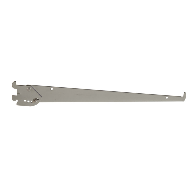 14" Adjustable Tap-in Style Shelf Bracket