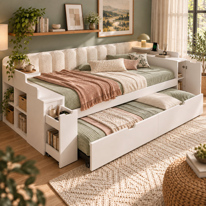 Upholstered Single (3') Daybed, 3ft