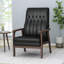 Chaise d'appoint rembourrée Mid-Century
