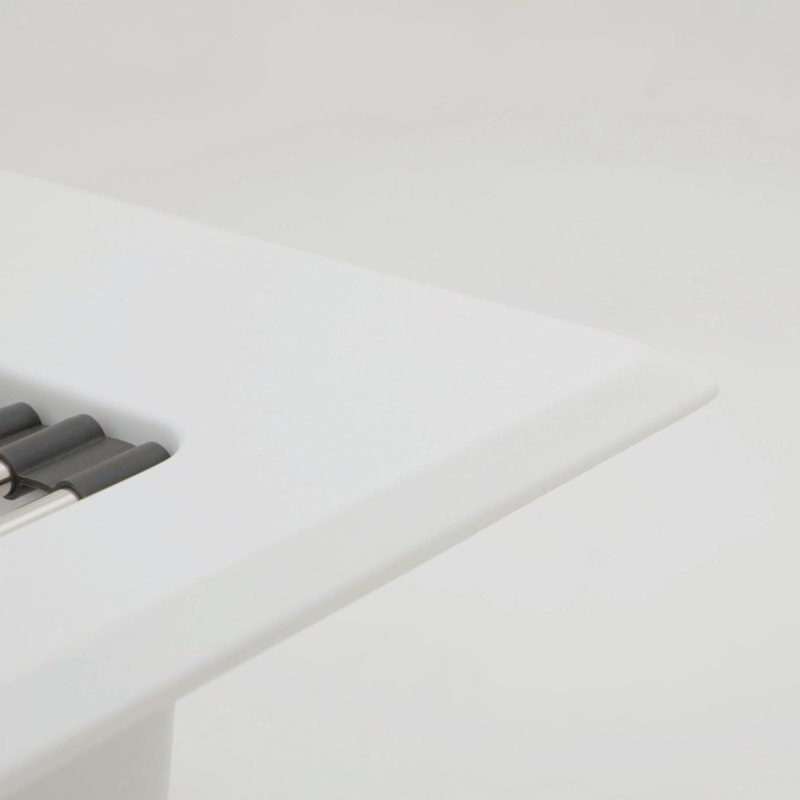 Évier de cuisine en granite blanc 30 po x 22 po avec comptoir en quartz