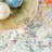 Vita Colorful Abstract Power Loom Performance Yellow/Cream/Pink Rug-308353078