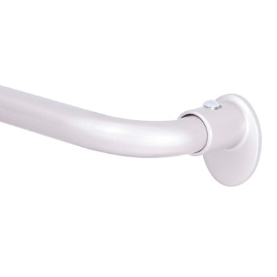Sun Zero Blackout Wrap Around Curtain Rod, Adjustable Length, 5/8" Dia. Steel Tube