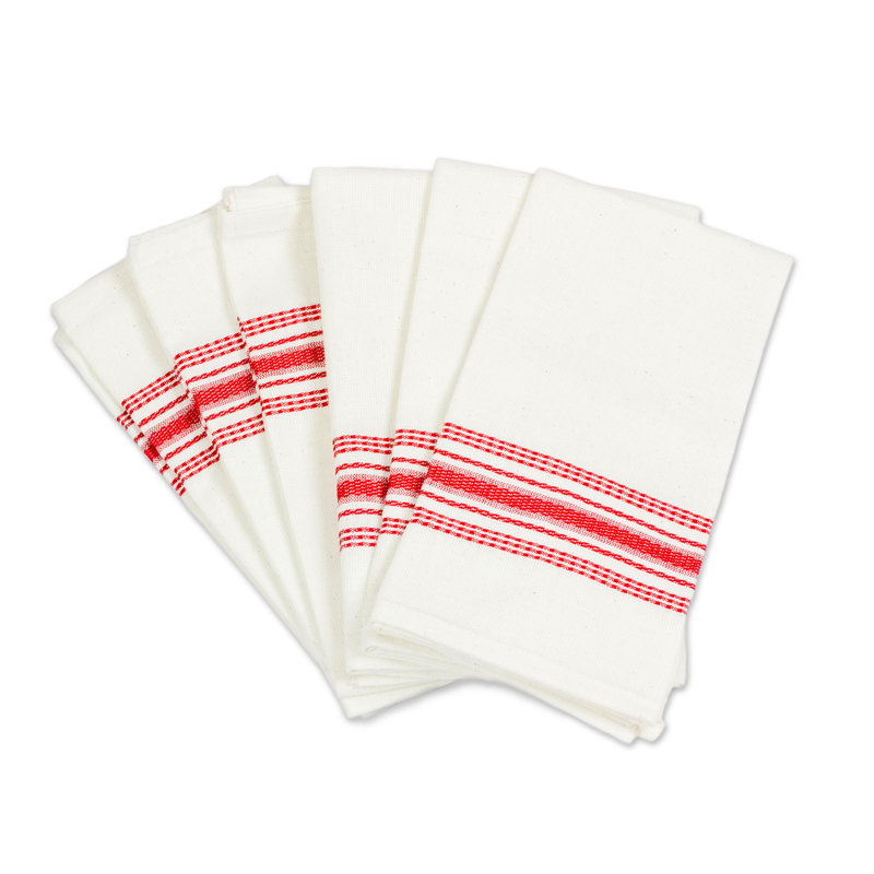 Cotton Striped Square Napkin
