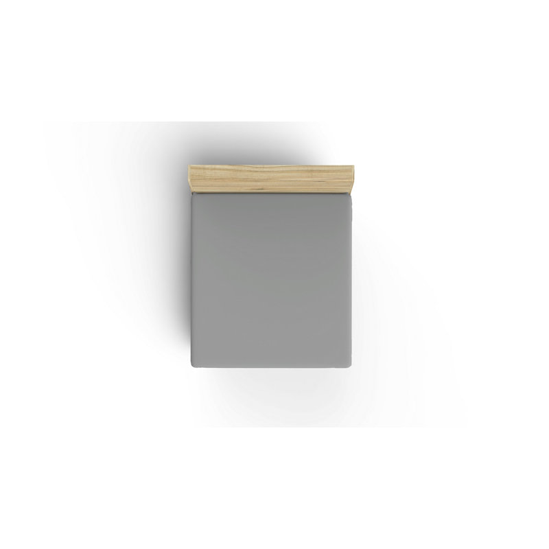 Ranforce Fitted Sheet, Queen Fitted Sheet, Gray