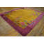 Tapis jaune antique en laine Art déco