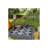 Outsunny Outdoor Patio Rug, Large Camping Carpet With Carrying Bag, 9' X 12' Waterproof Plastic Straw, Reversible, Blue & White Rhombus Border-1340169962-1340169960