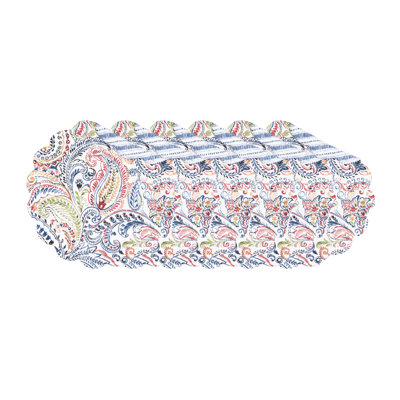 Fauve Paisley Round Placemat Set of 6